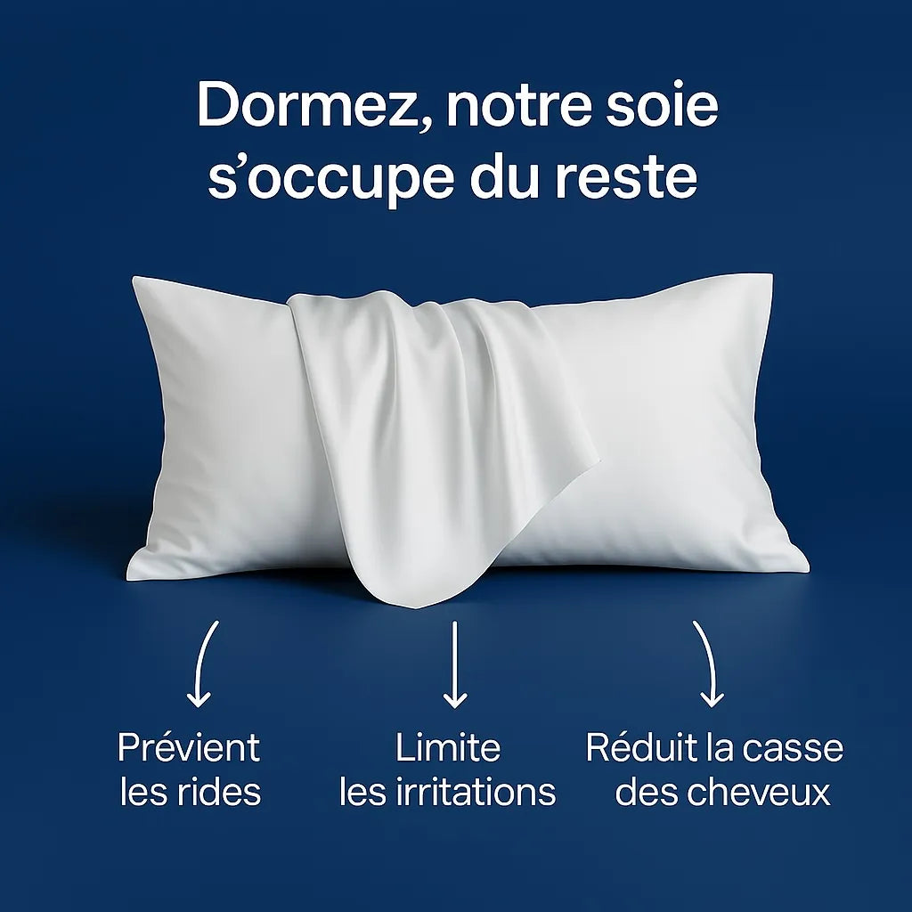 TAIE D’OREILLER PURE SOIE